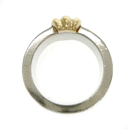 Tiffany & Co Silver Gold Grooved with Ring — view 8