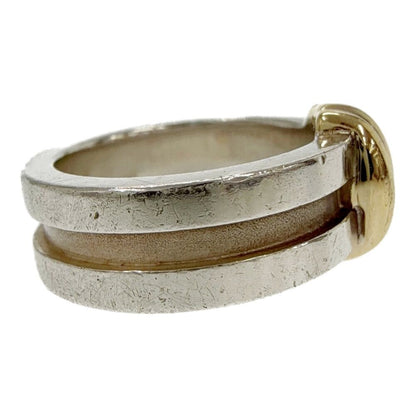 Tiffany & Co Silver Gold Grooved with Ring — view 4