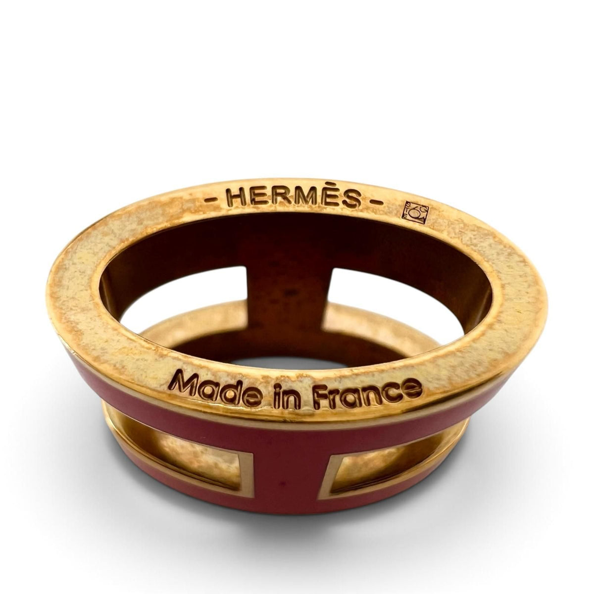 Hermes Mini Pop H Pendant Metal Lacquer Rose — view 3
