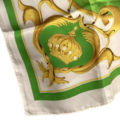Hermes Carre 90 Scarf Crown Green — view 4
