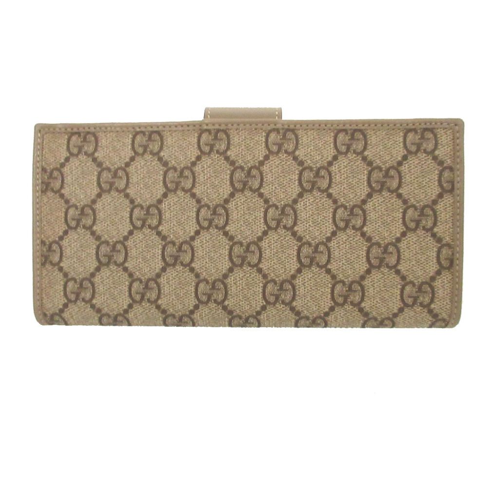 Gucci GG Supreme Leather Gray Bifold Wallet — view 3