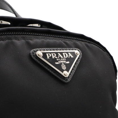 Prada Triangle Logo Belt Bag Crossbody Nylon Leather Nero Black — view 6