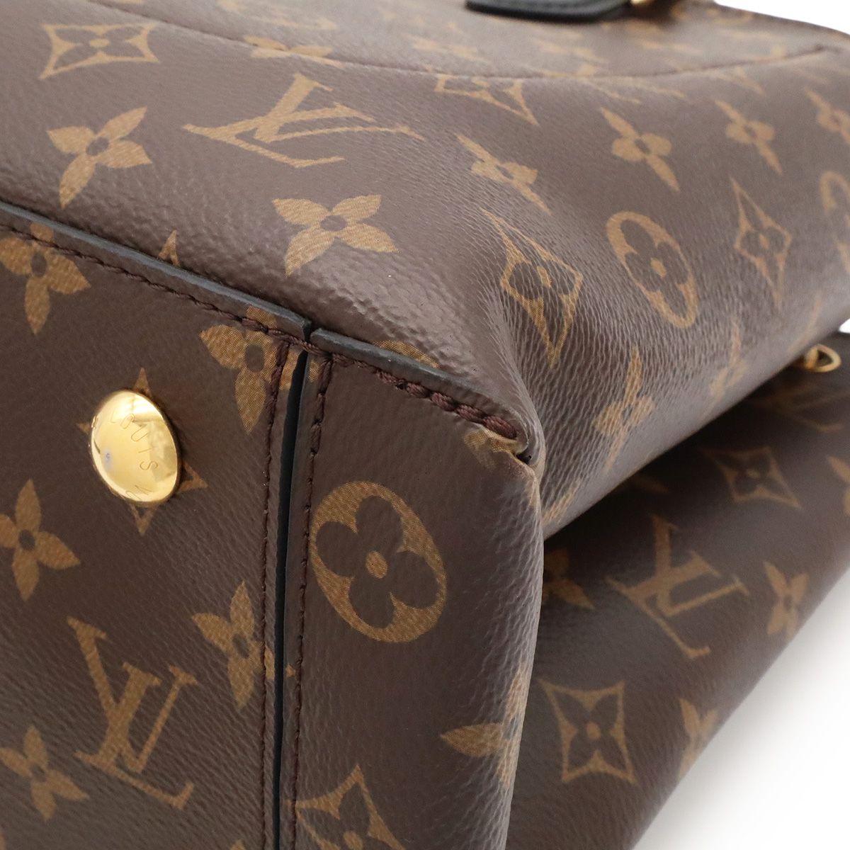 Louis Vuitton Monogram Flower Tote 2-Way Shoulder Bag Noir Black — view 3