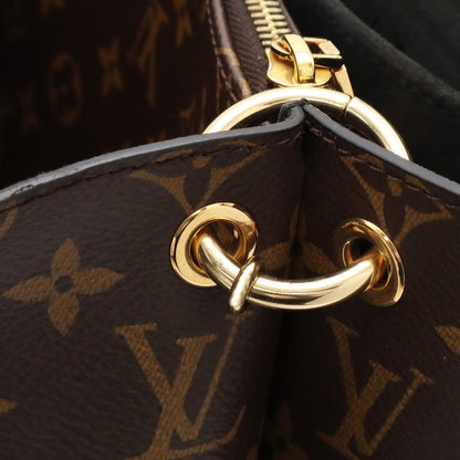 Louis Vuitton Monogram Flower Tote 2-Way Shoulder Bag Noir Black — view 7