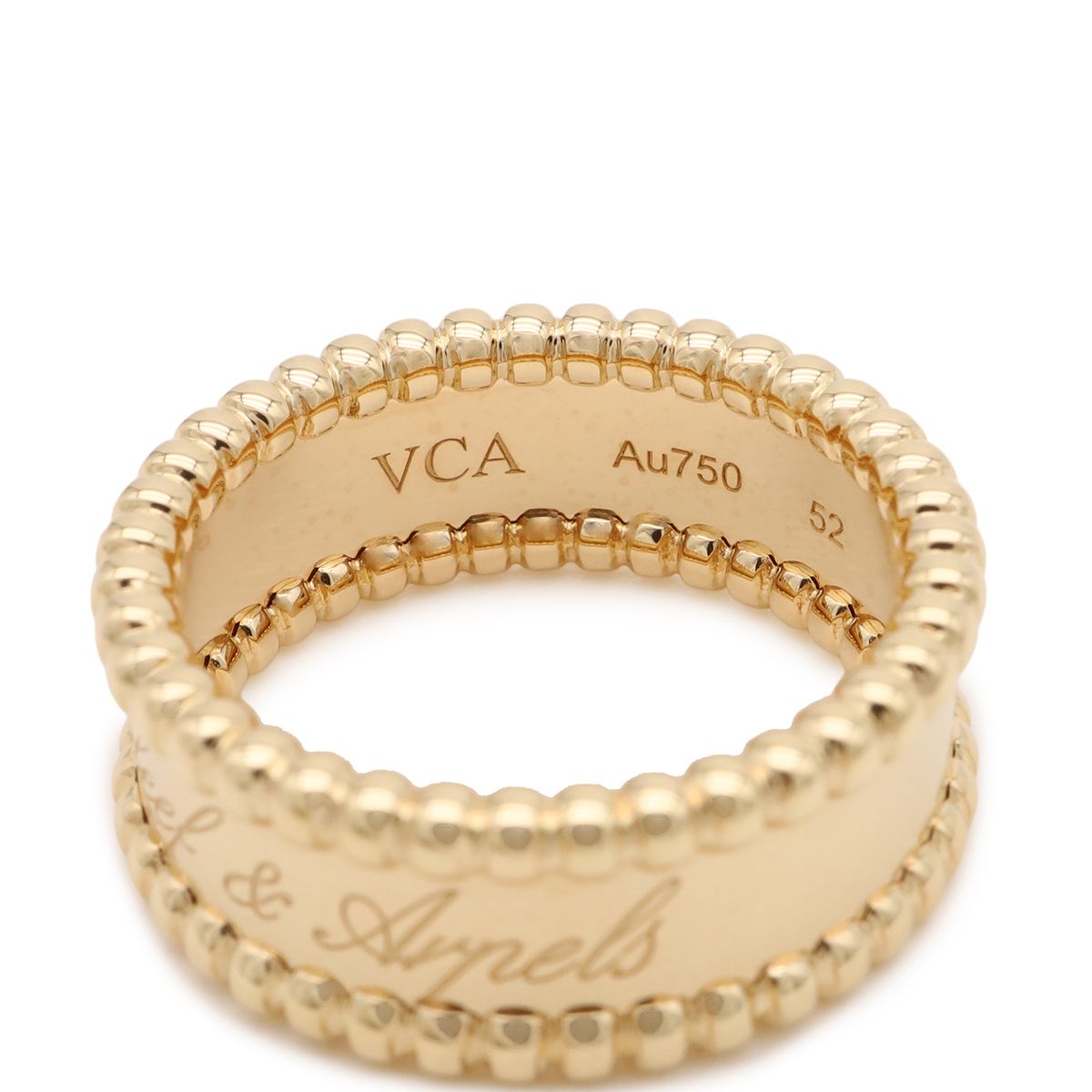 Van Cleef & Arpels Perlee Signature Ring 18k Yellow Gold — view 4
