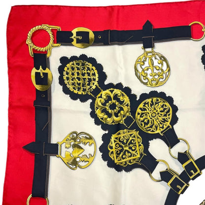 Hermes Cuivreries Scarf Silk Multicolor Carre 90 — view 3