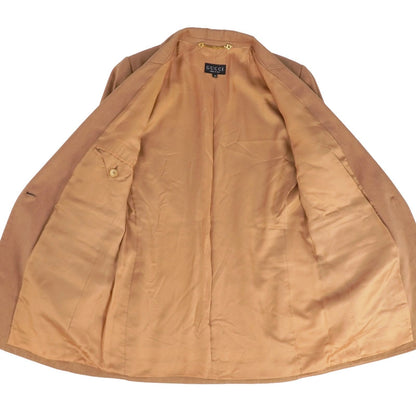 Gucci Tom Ford Era Tailored Jacket Blazer Cashmere Silk Single Brown 42 — view 7