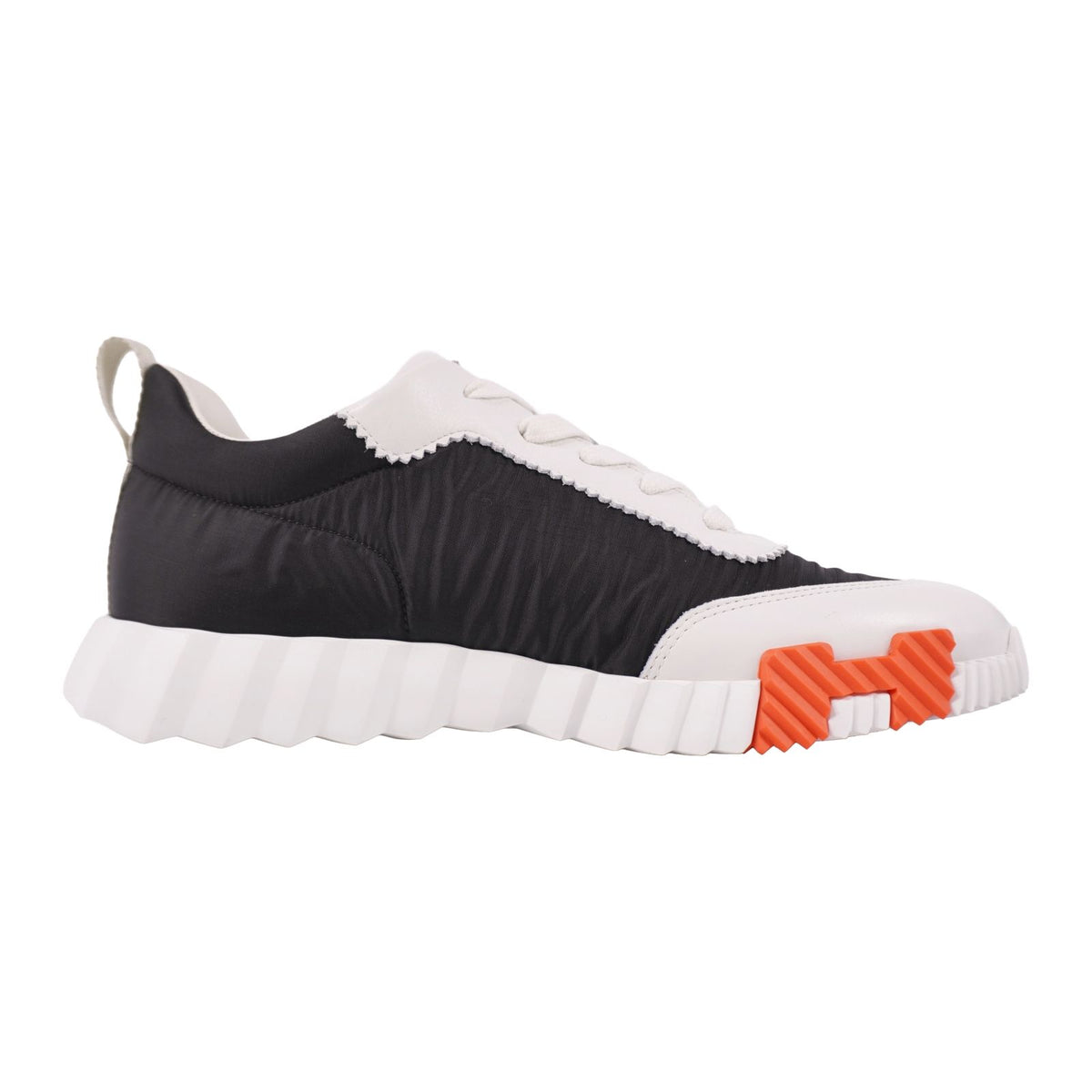 Hermes Sneakers Bouncing Leather Shoes Suede Black — view 6