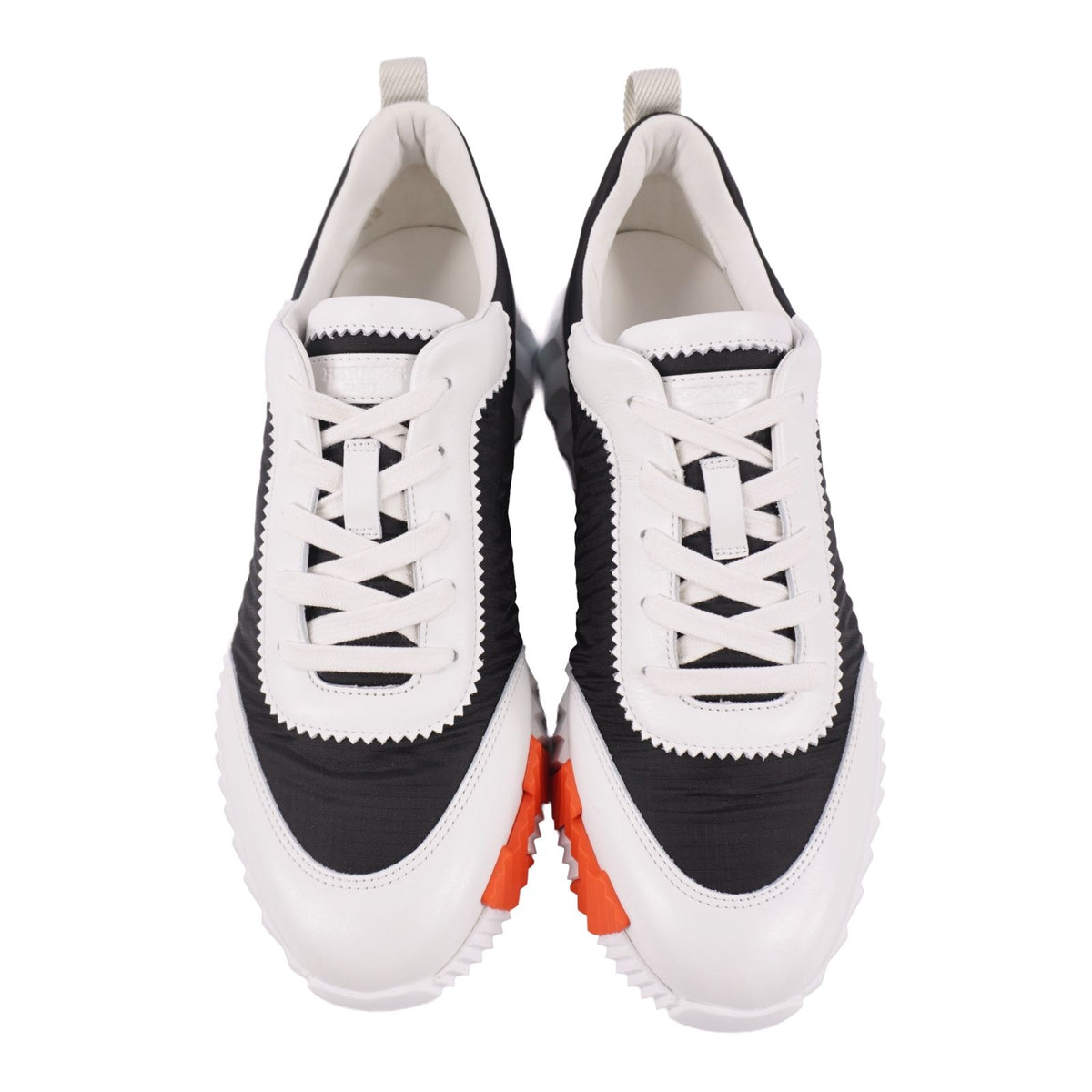 Hermes Sneakers Bouncing Leather Shoes Suede Black — view 4