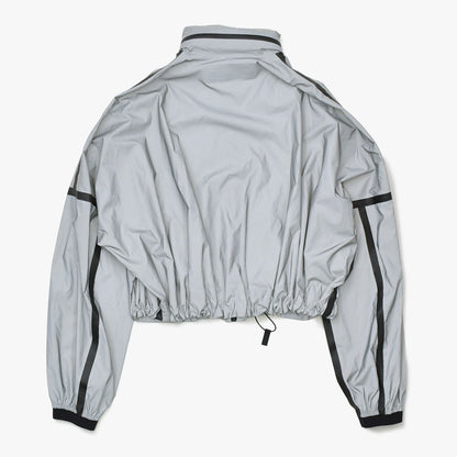 Prada Jacket Linea Rossa Reflective Gray Black Red — view 2