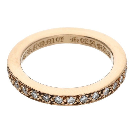 Chrome Hearts Pave Diamond Gold Ring