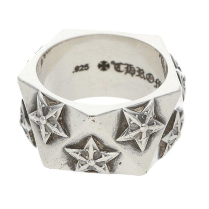 Chrome Hearts Pentagon Star Silver Ring — view 5