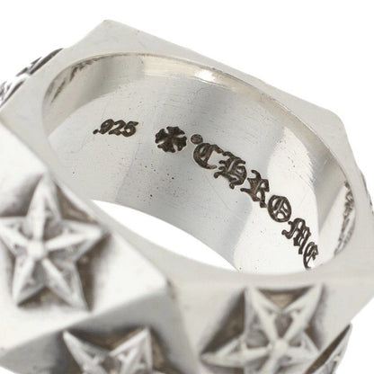 Chrome Hearts Pentagon Star Silver Ring — view 3