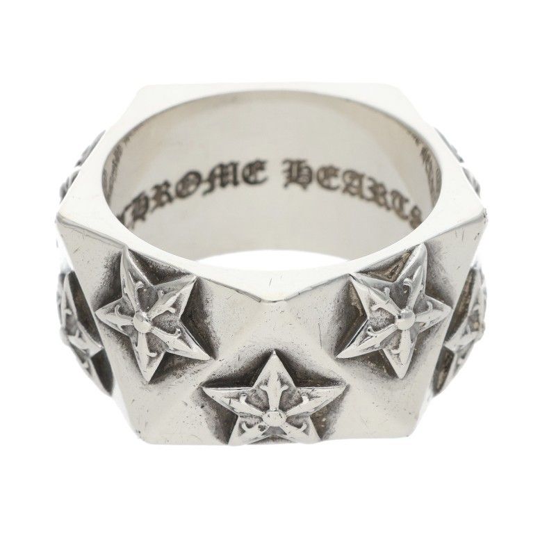 Chrome Hearts Pentagon Star Silver Ring