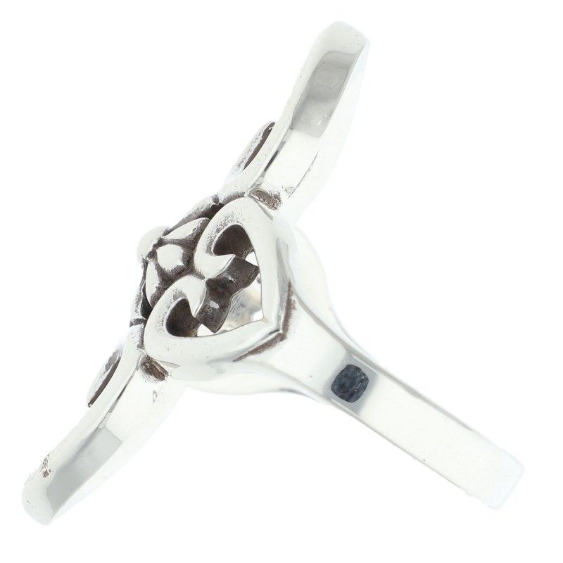 Chrome Hearts Filigree Heart Silver Ring — view 5