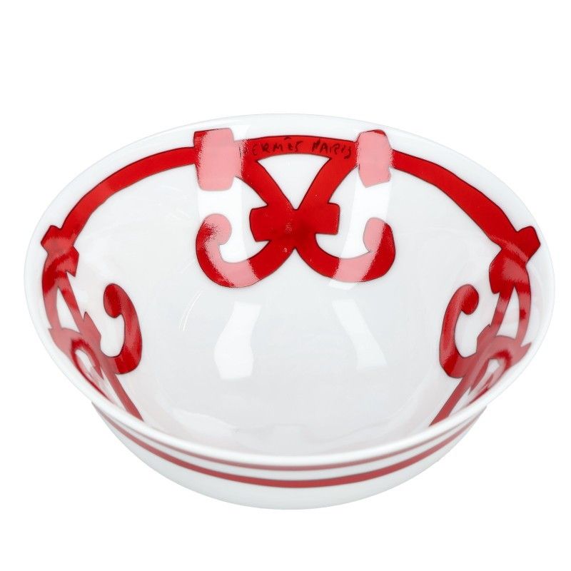 Hermes Guadalquivir All Over Print Soup Bowl Tableware