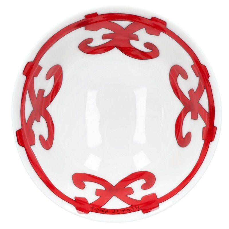 Hermes Guadalquivir All Over Print Soup Bowl Tableware — view 2