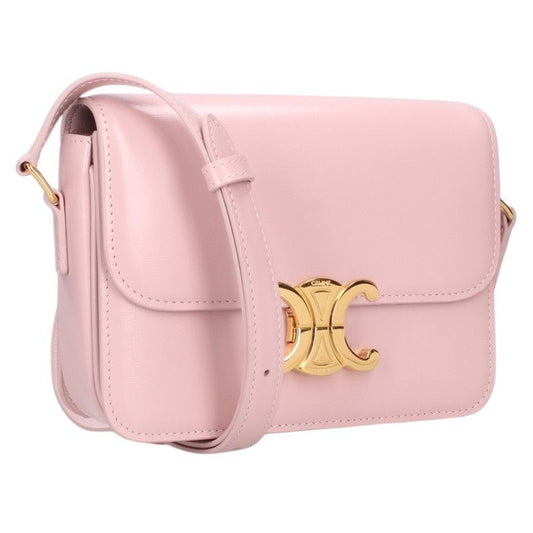 Celine Teen Triomphe Shiny Calfskin Shoulder Bag