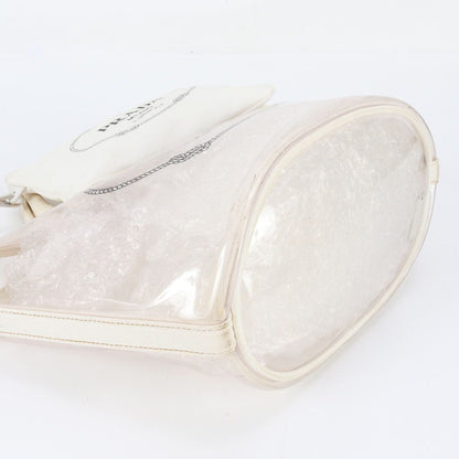 Prada Canapa Plex Clear Tote Bag Shoulder — view 4