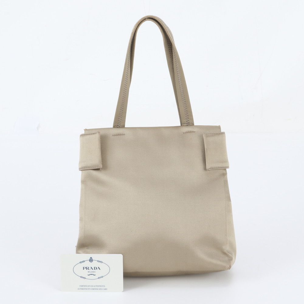 Prada Satin Tote Bag Shoulder