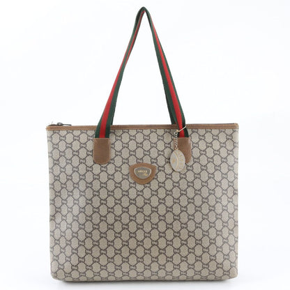 Gucci Sherry Line GG Plus Leather Tote Bag Shoulder Business Document