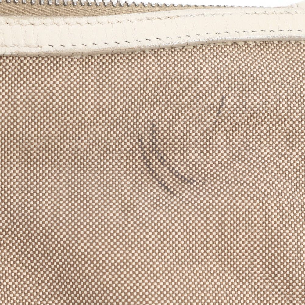 Prada Leather Canvas Shoulder Bag — view 8