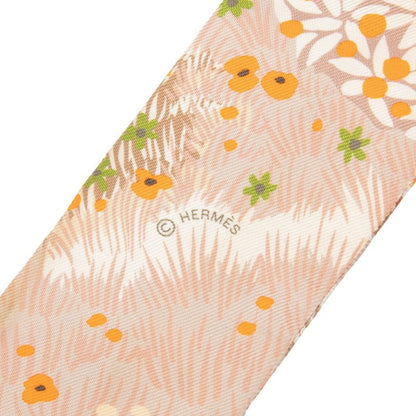 Hermes Twilly Dans Un Jardin Anglais in the English Garden Scarf Multicolor Silk — view 3