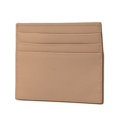 Prada Card Case Pink Beige Saffiano Leather — view 2