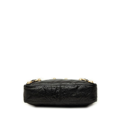 Balenciaga Giant Hips Crossbody Shoulder Bag Black Leather — view 3