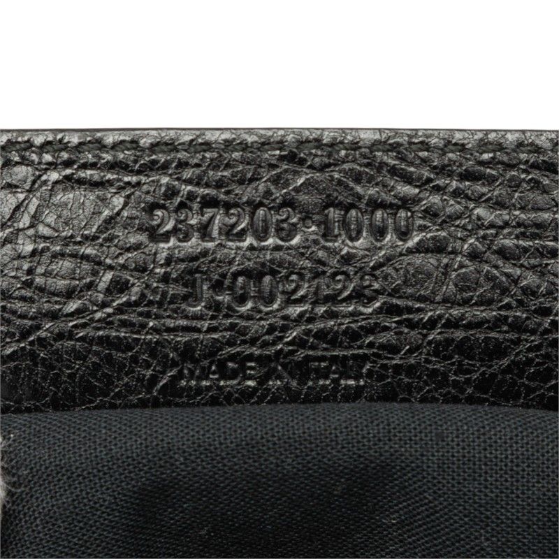 Balenciaga Giant Hips Crossbody Shoulder Bag Black Leather — view 6