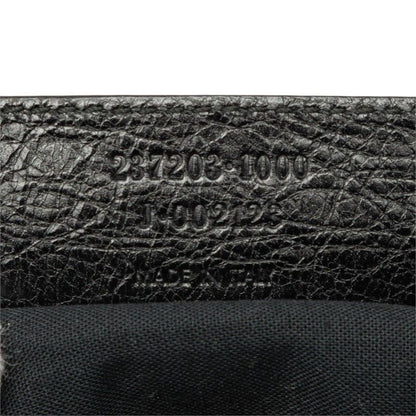 Balenciaga Giant Hips Crossbody Shoulder Bag Black Leather — view 6