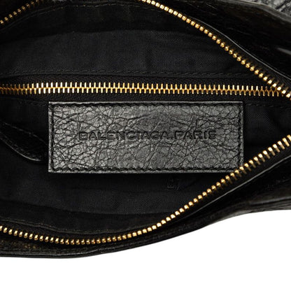 Balenciaga Giant Hips Crossbody Shoulder Bag Black Leather — view 5