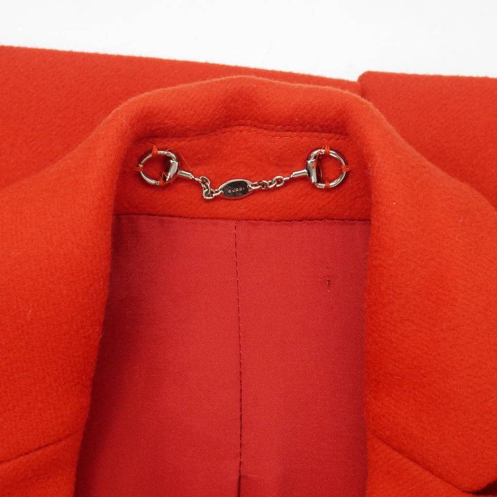 Gucci Chesterfield Horsebit Wool Red 36 — view 6