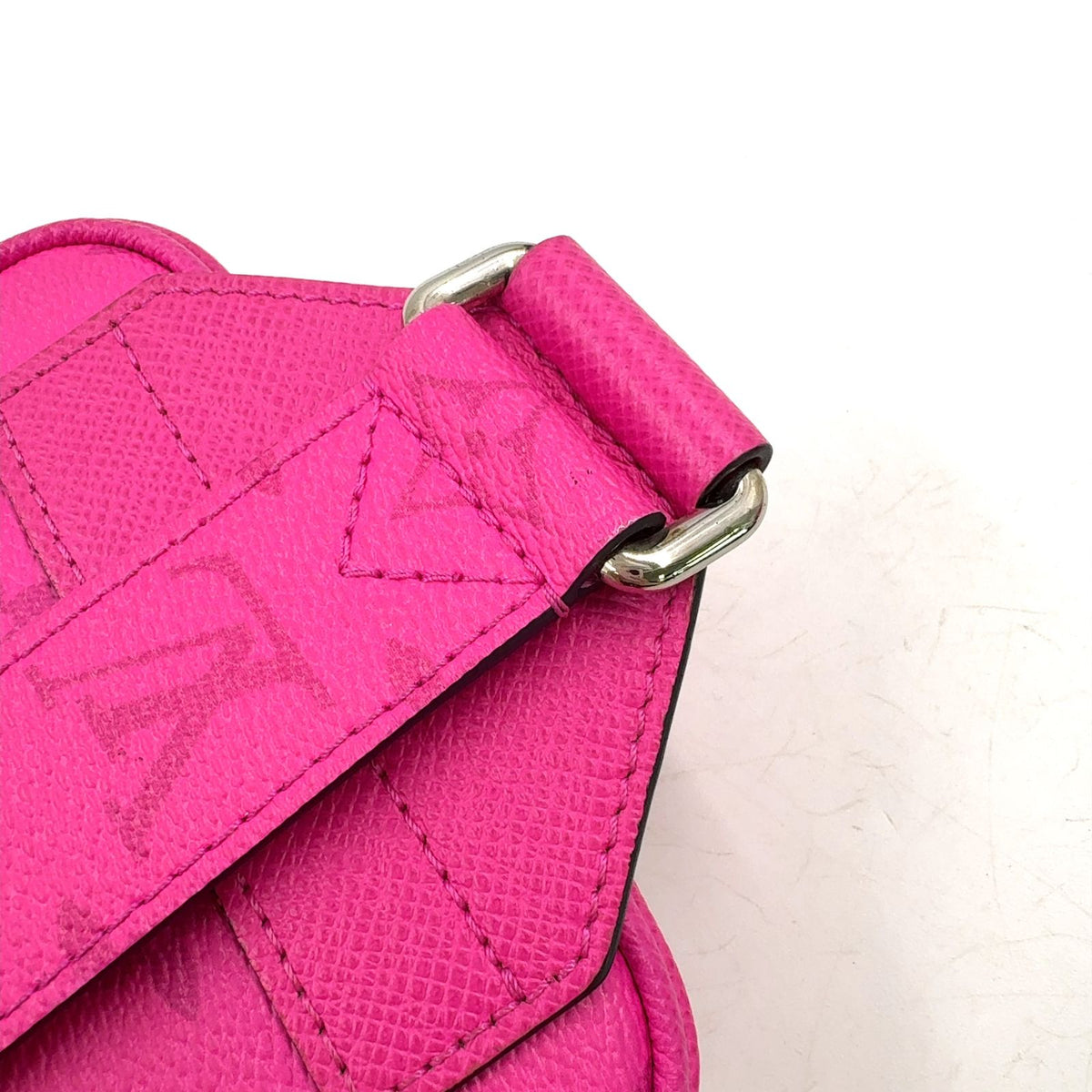 Louis Vuitton Outdoor Sling Fuchsia Pink Belt Bag Silver — view 7