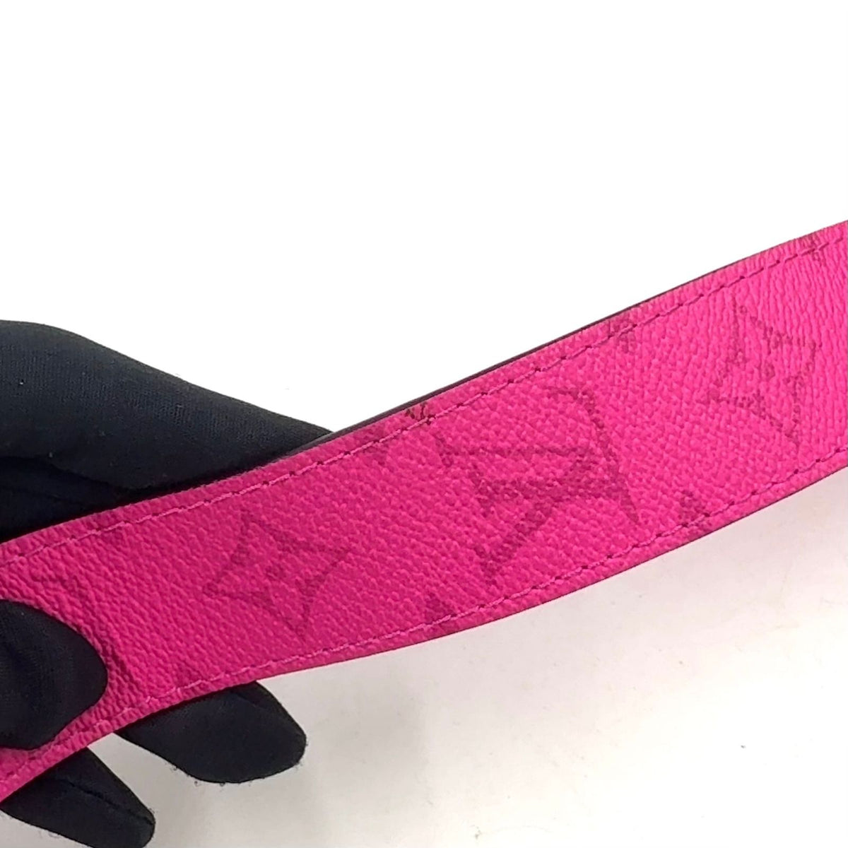 Louis Vuitton Outdoor Sling Fuchsia Pink Belt Bag Silver — view 5