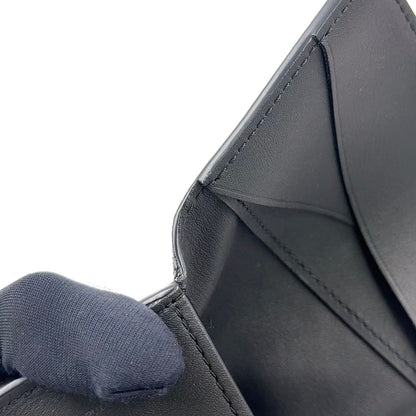 Louis Vuitton Pocket Organizer Leather Black Card Case — view 6