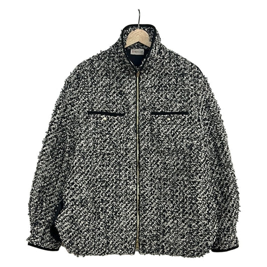 Moncler Down Jacket L Camicia Navy White Zip