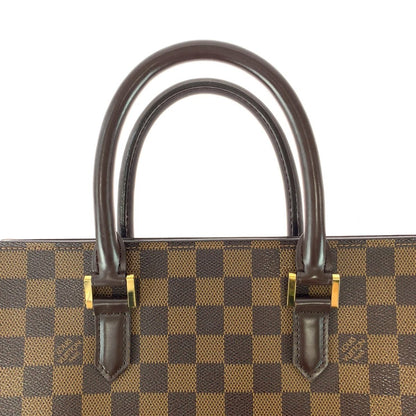 Louis Vuitton Damier Vvarnish PM Brown Gold Leather Tote Bag — view 6