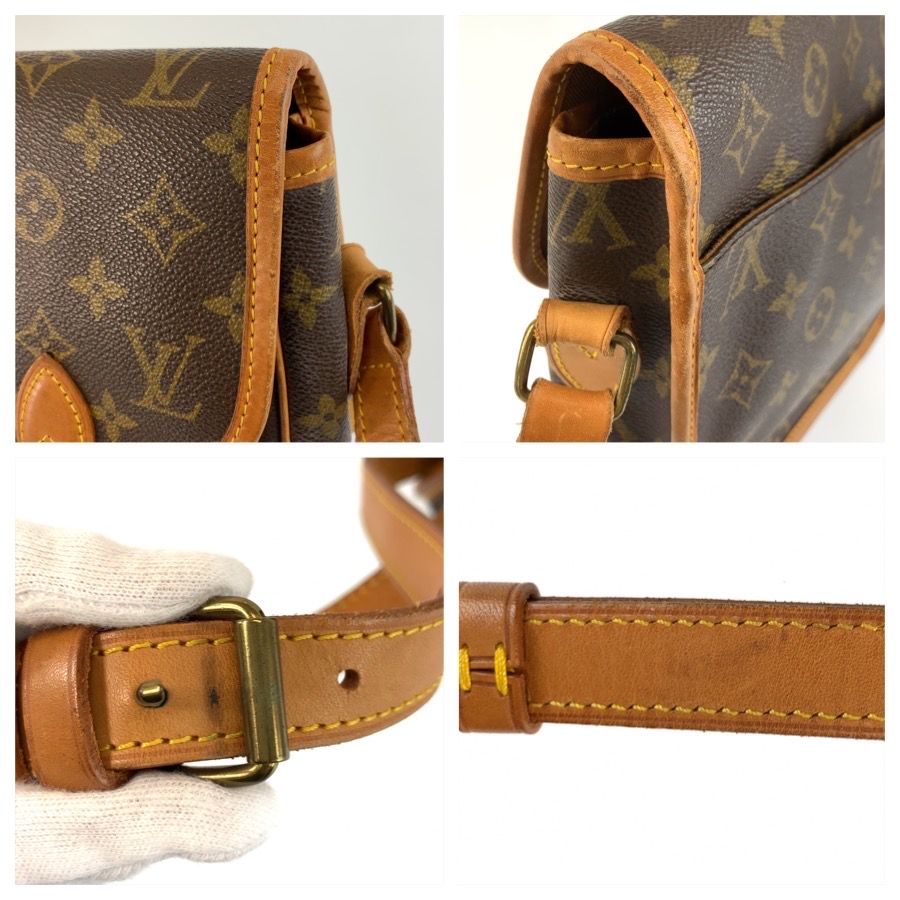 Louis Vuitton Monogram Gibeciere MM Brown Shoulder Bag — view 5