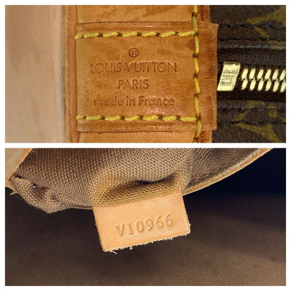Louis Vuitton Monogram Alma Brown Gold Leather Handbag — view 4