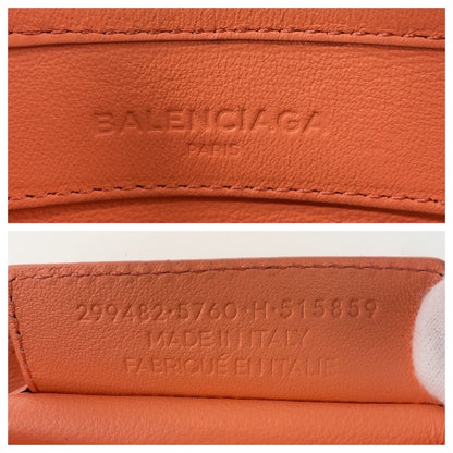 Balenciaga Papier Mini Triple Pink Silver Leather Shoulder Bag Pochette — view 4
