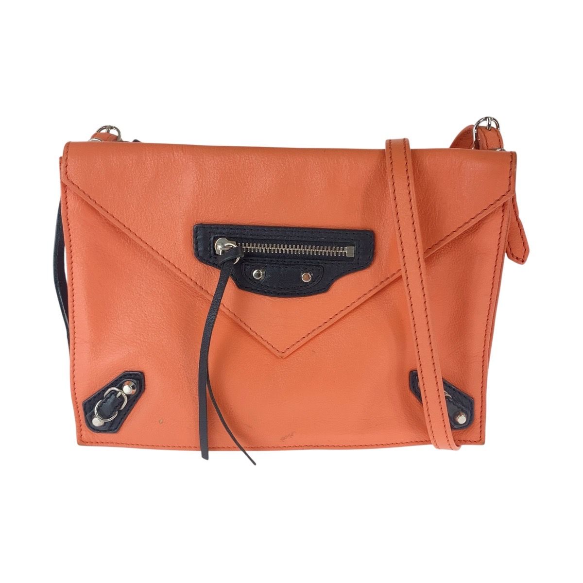 Balenciaga Papier Mini Triple Pink Silver Leather Shoulder Bag Pochette