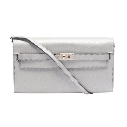 Hermes Shoulder Bag Kelly to Go Argent Long