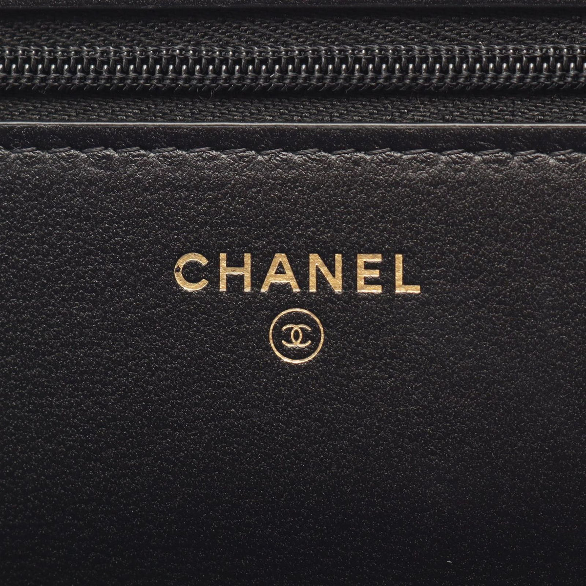 Chanel Shoulder Bag Quilted Icon Black Lambskin Charm Chain Wallet — view 5