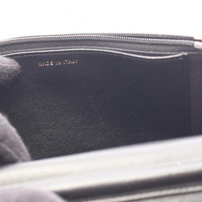 Chanel Shoulder Bag Quilted Icon Black Lambskin Charm Chain Wallet — view 7