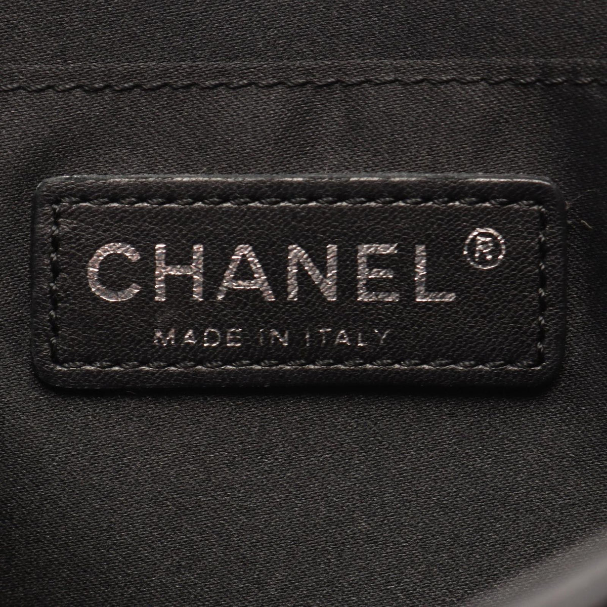 Chanel Shoulder Bag Quilted Black Lambskin Flap Chain — view 4