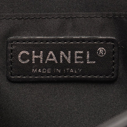 Chanel Shoulder Bag Quilted Black Lambskin Flap Chain — view 4