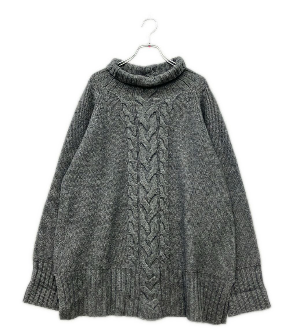 Max Mara S Long Sleeve High Neck Knit Sweater M