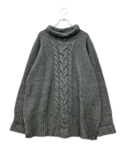 Max Mara S Long Sleeve High Neck Knit Sweater M