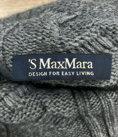 Max Mara S Long Sleeve High Neck Knit Sweater M — view 3